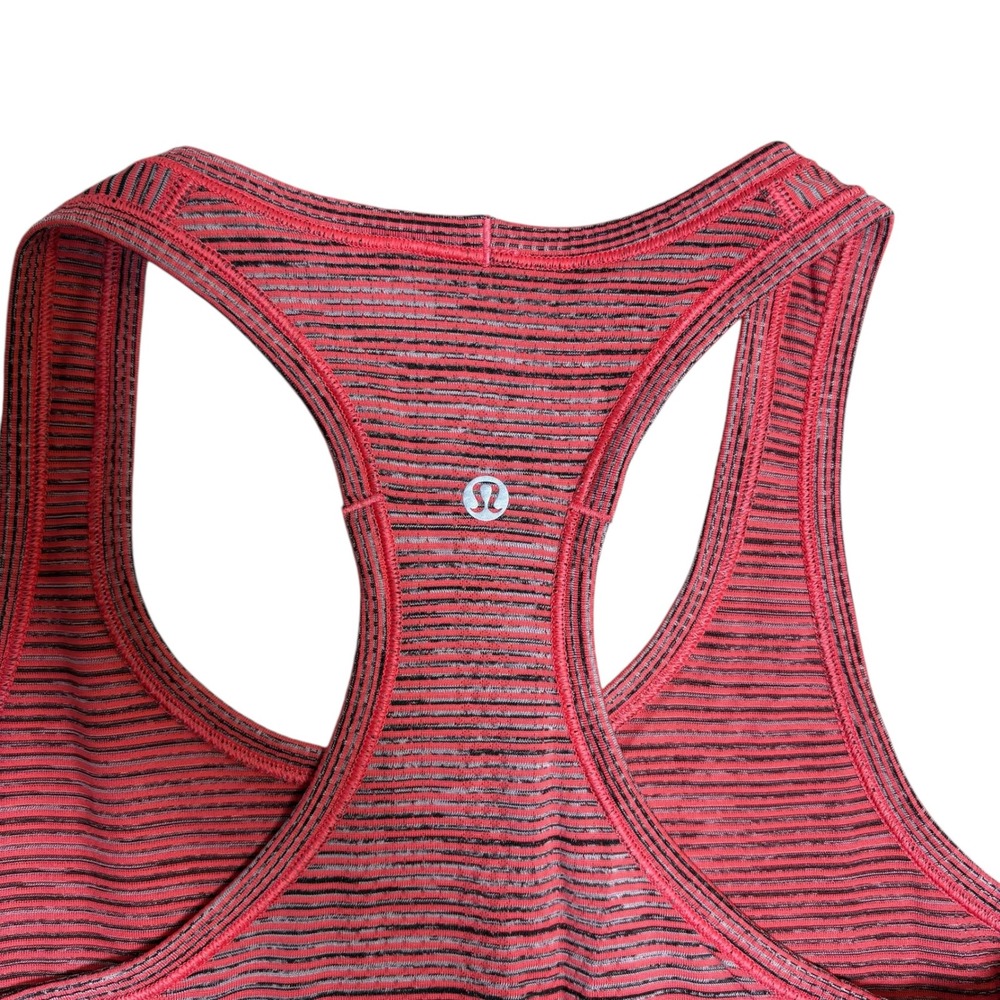 Lululemon Swiftly Tech 2.0 Racerback Tank Top Women's Ombre Red Black Activewear - Picture 10 of 11
